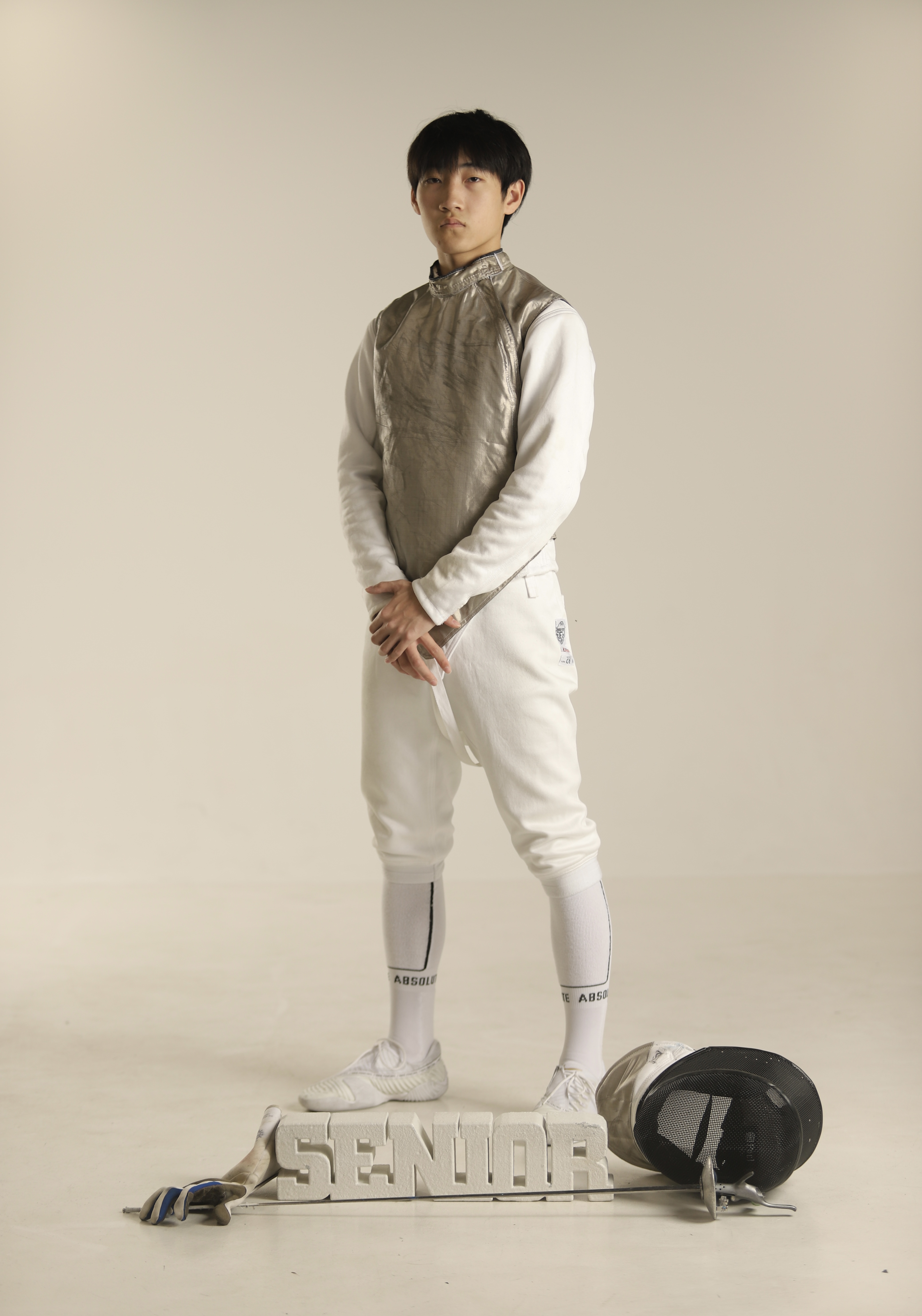 Lucas in Fencing Action
